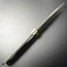 Knifemaking ナイフブレード Bushcraft ダマスカス鋼 真鍮製ガード付 BL125D