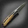 BROWNING 折りたたみナイフ チタン製ボルスター ライナーロック式 BR568