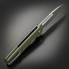 Ferrum Forge Knife Works 折りたたみナイフ Prolix ニトロV鋼 ライナーロック式 グリーン FF006G