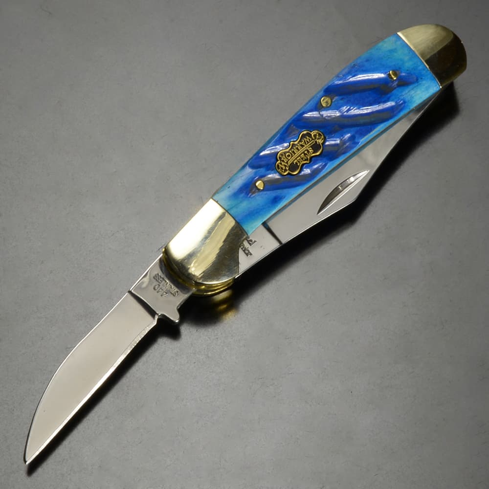 Frost Cutlery 折りたたみナイフ Steel Warrior ブルーピックボーン