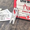 GRIM WORKSHOP ダニ除去ツール ティックリムーバー ナスカン付き ステンレス製 GWTICKMIC