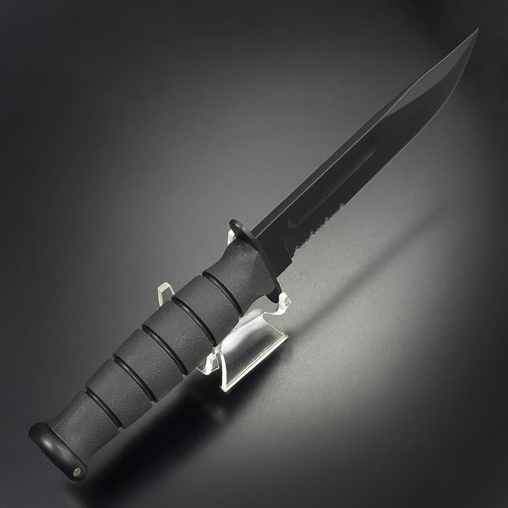 Ka-Bar アウトドアナイフ 波刃 1095炭素鋼 カイデックスシース付属