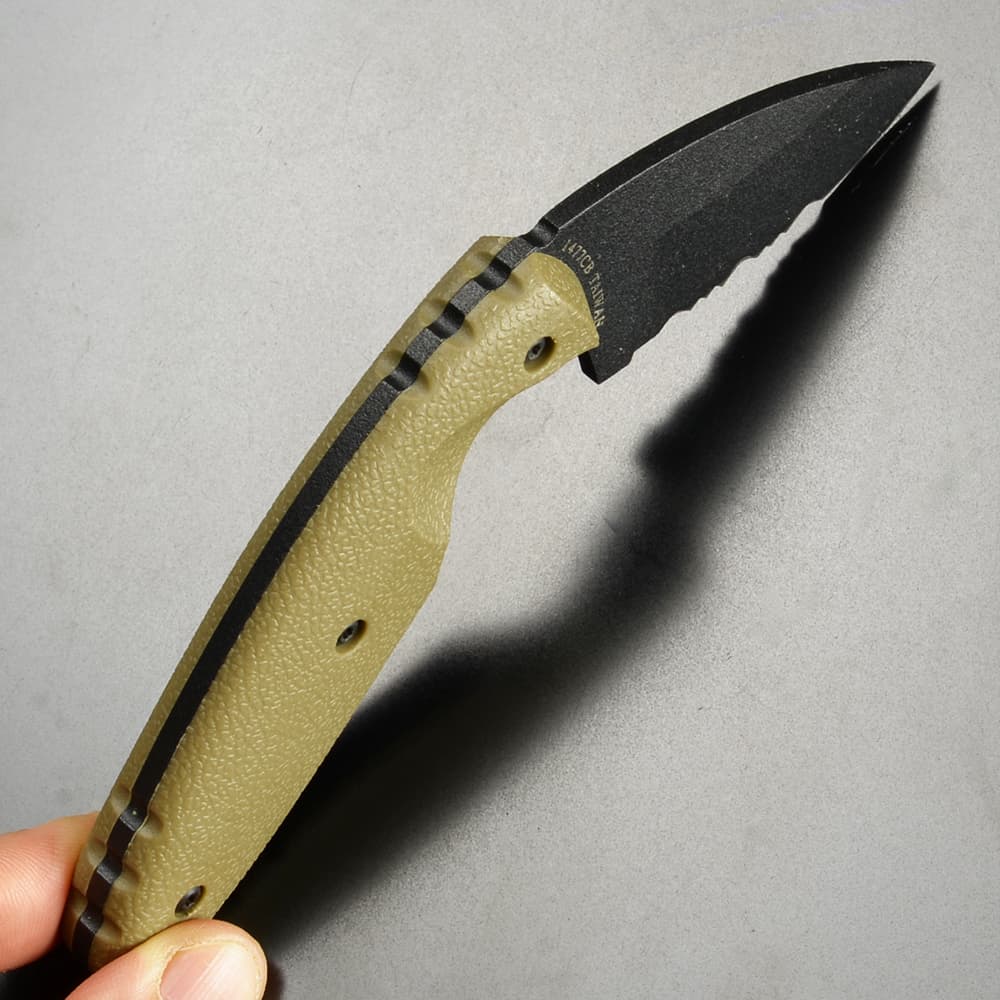 KA-BAR アウトドアナイフ TDI Original 半波刃 フルタング 樹脂製