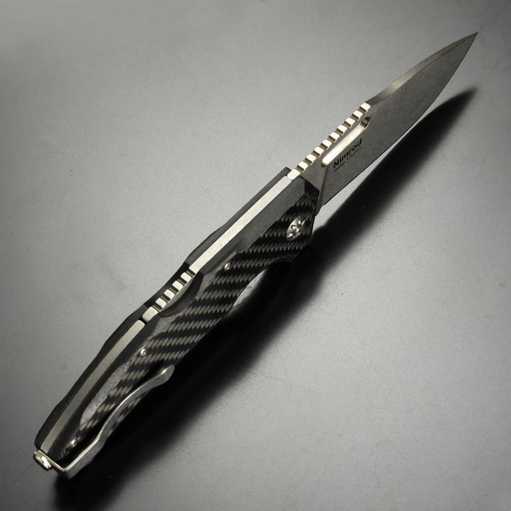 Maserin 折りたたみナイフ Nimrod ニムロッド 直刃 ロックバック Maserin 折りたたみナイフ Nimrod ニムロッド 直刃 ロックバック