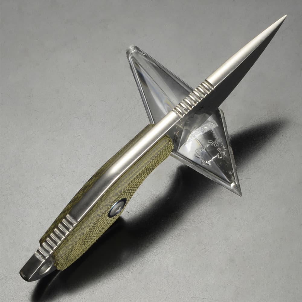 MKM アウトドアナイフ Mikro1 固定刃 グリーン MKMR01GC | ミリタリー