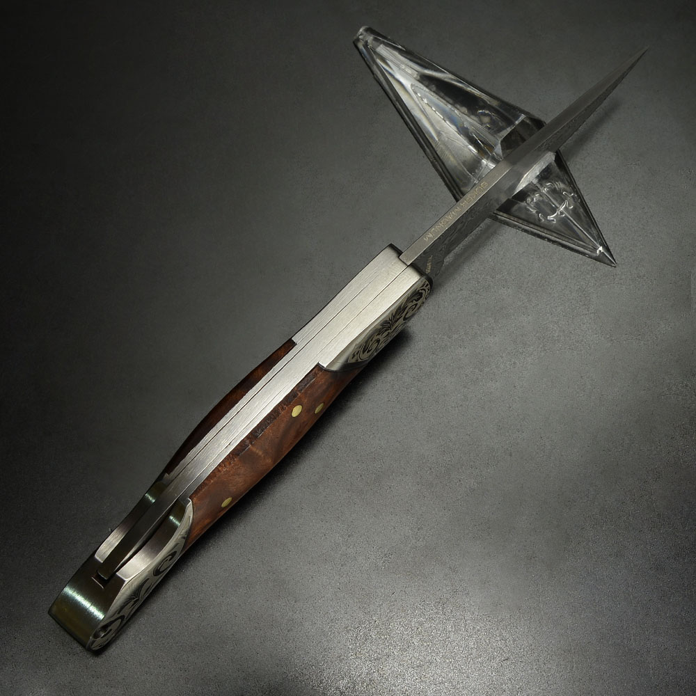 リビテック ハイネッタ ダマスカス鋼 6インチ20%~25％ 正逆 美品 リビテック ハイネッタ ダマスカス鋼 6インチ20%~25％ 正逆 美品