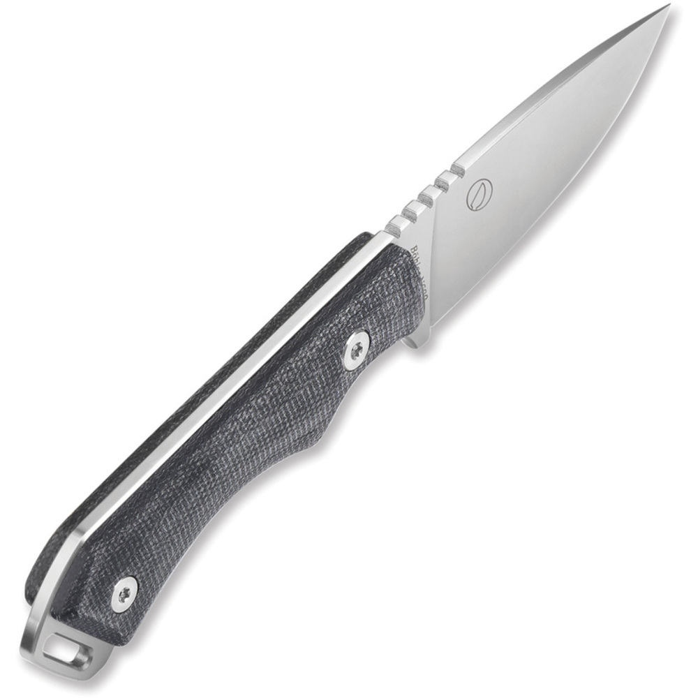 QSP Knife アウトドアナイフ Workaholic フィクスド ブレード ブラック 