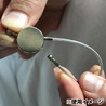 SILIPAC キーチェーン ステンレス製ワイヤーケーブル 約11cm クイックリリース式 eslk-gld