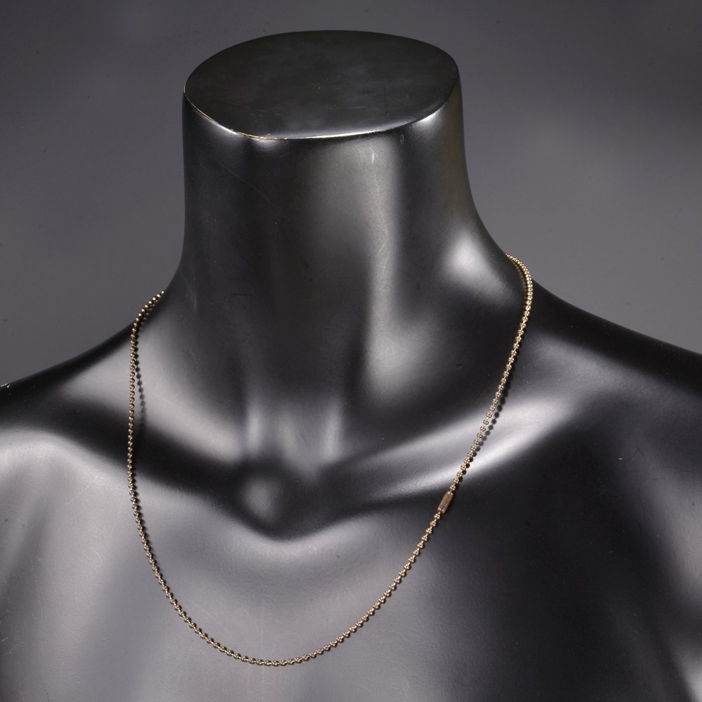 ミリタリーショップ レプマート / ボールチェーン 真鍮 65cm