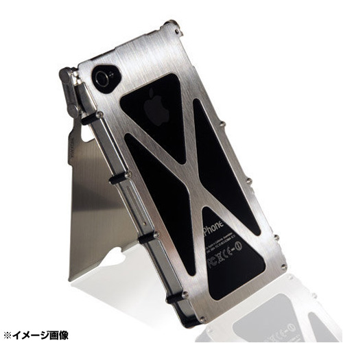 CRKT iPhone4S スマホケース iNoxCase 360 シルバー INOX4SX