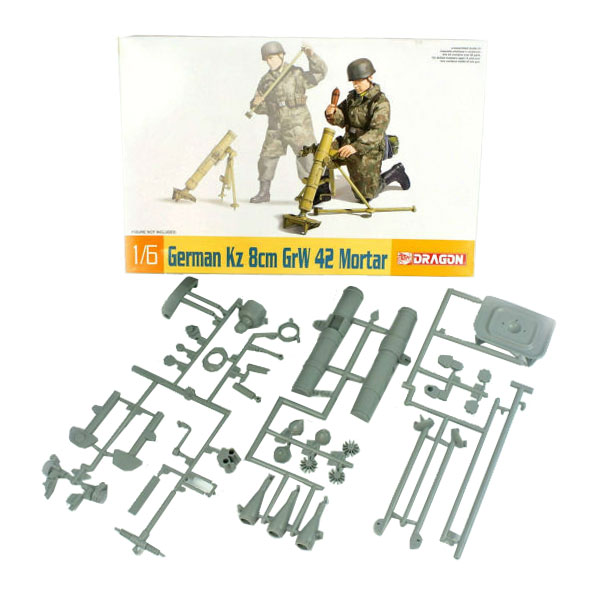 Dragon Models プラモデル ドイツ軍 Kz 8 cm GrW 42 迫撃砲