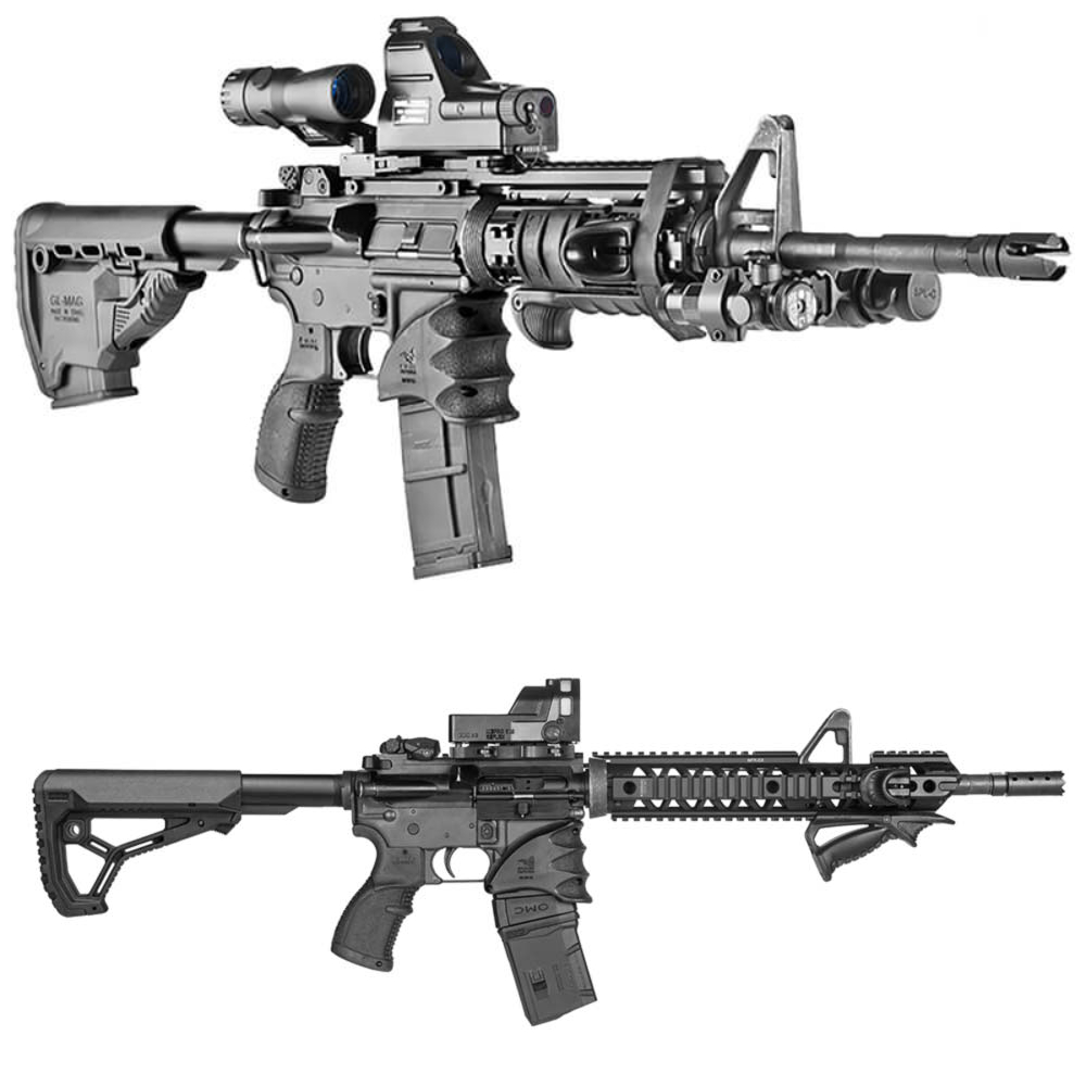 FAB Defense AGR-43 ライフルグリップ M4/AR15用 ラバーコーティング