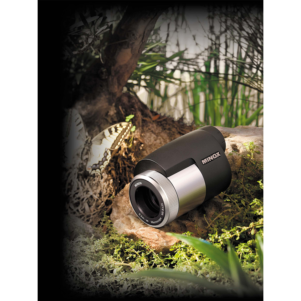 MINOX 単眼鏡MS 8倍25口径マクロスコープ シルバー 匿名配送可能 MINOX 単眼鏡MS 8倍25口径マクロスコープ シルバー 匿名配送可能