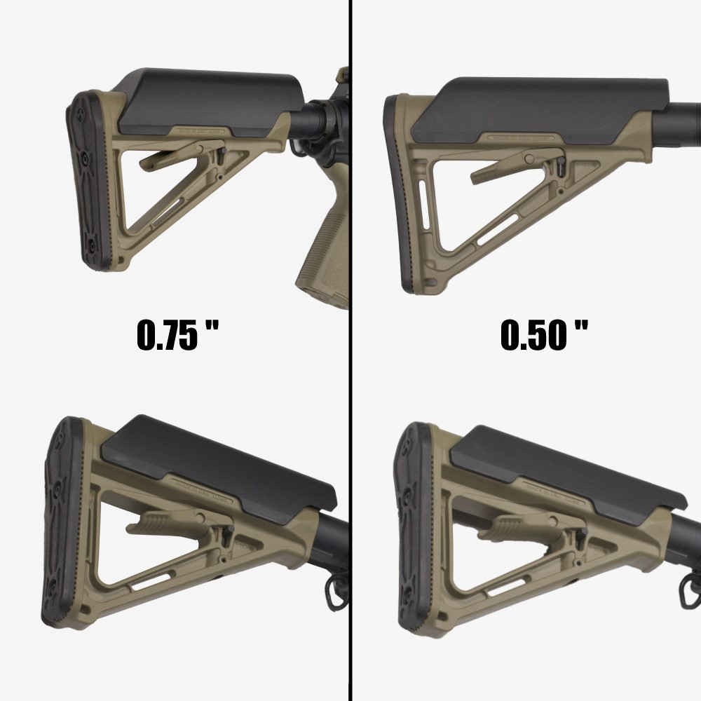 値下げ不可　実物　マグプル　CTRストック　実物チークライザー付き ミリタリーショップ レプマート / MAGPUL チークライザー CTRストック