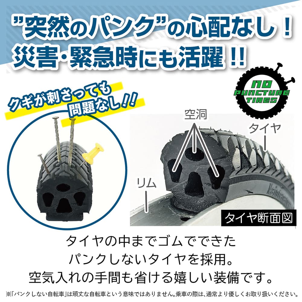 直送 代引き不可】 ACTIVEPLUS 折畳み自転車 ノーパンク 20インチ MG