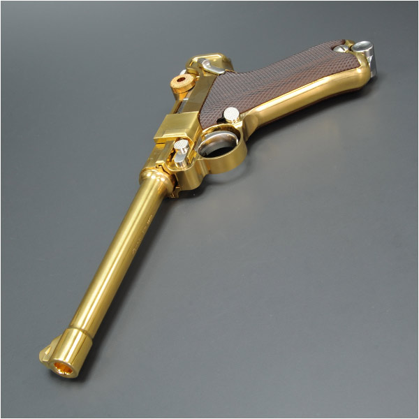 マルシン モデルガン ルガー P-08 6インチ 金属製 プラグリップ