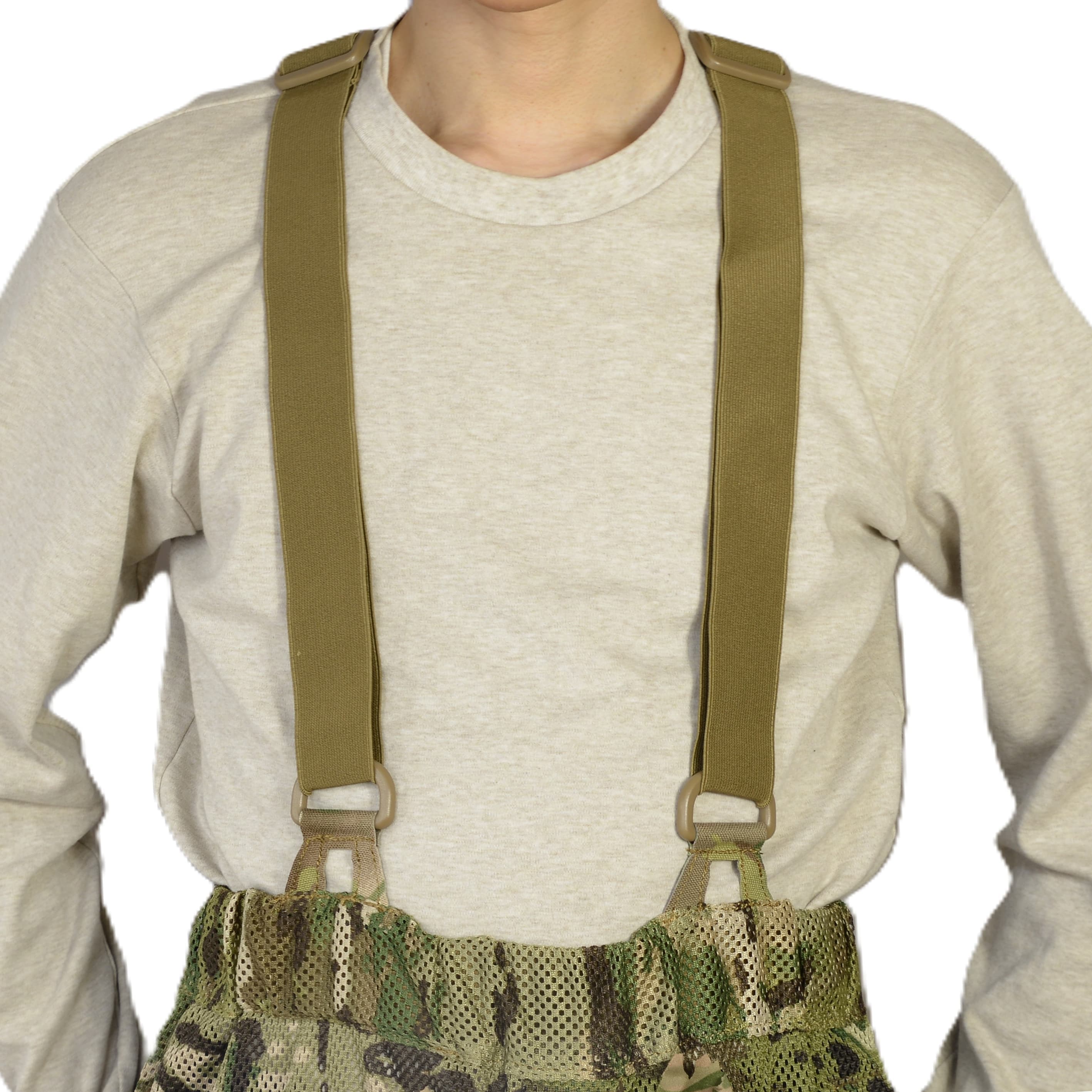 NOVRITSCH 3Dギリースーツ パンツ Modular 3D Ghillie サスペンダー