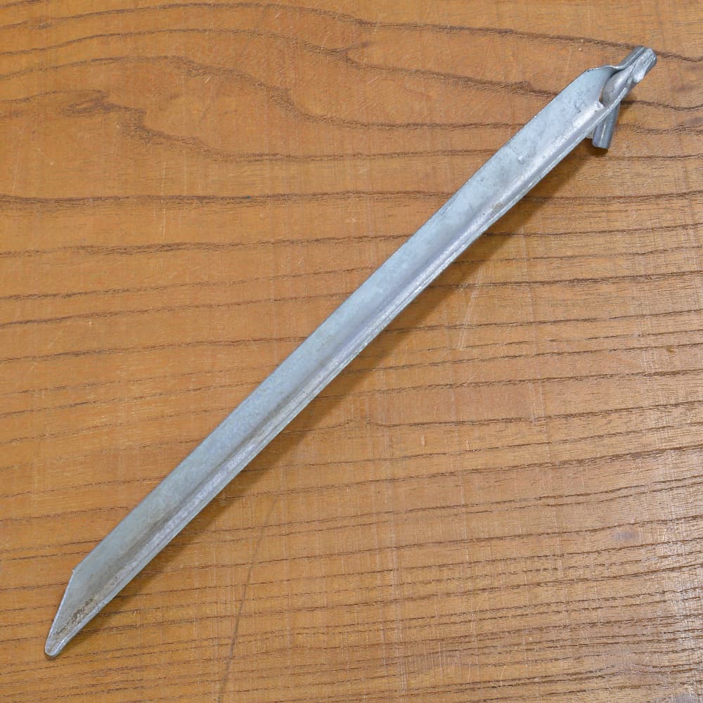 オーストリア軍放出品 テント用ペグ 26cm 10本セット | ミリタリー