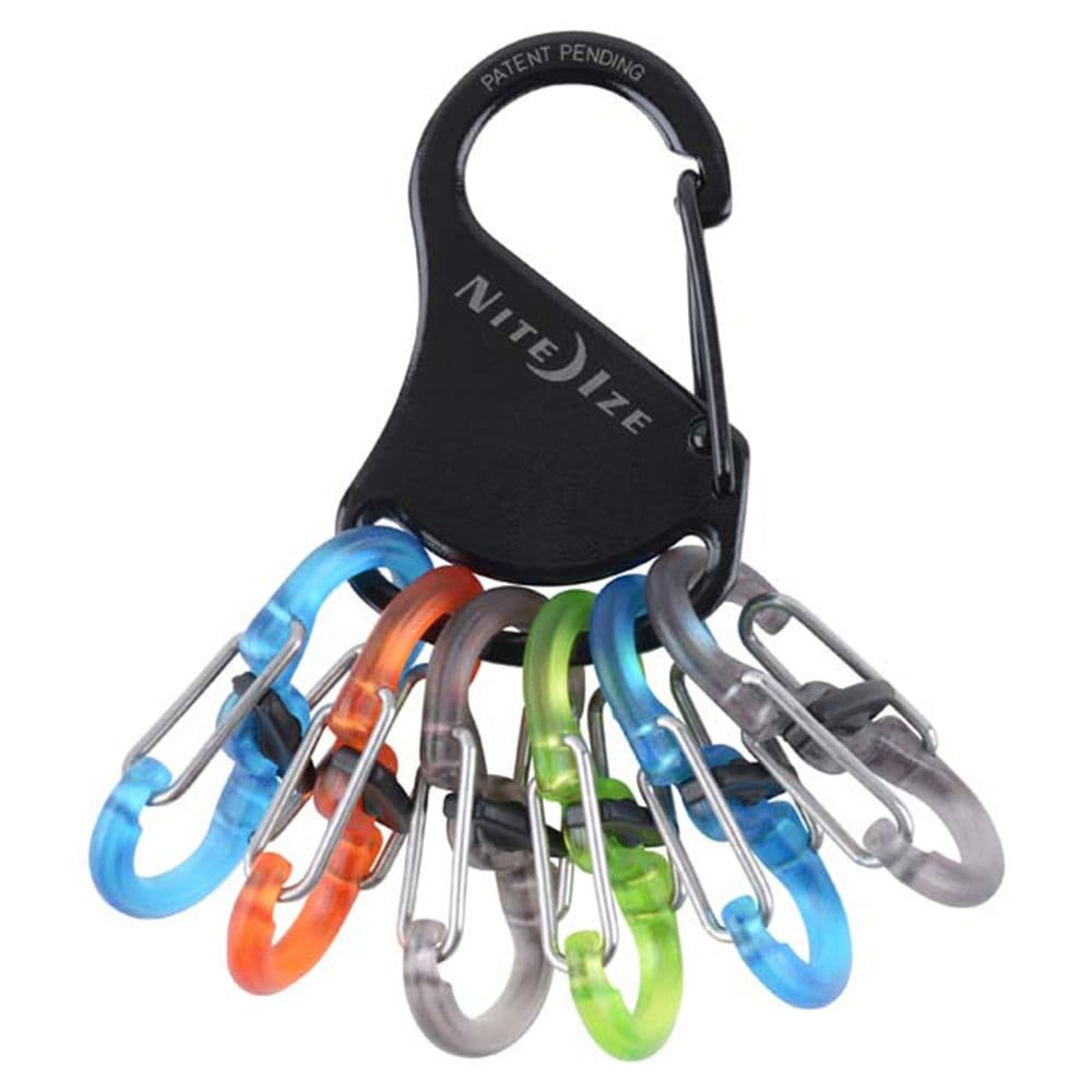 NITE IZE キーラック KEYRACK LOCKER ロック付き プラスチックSビナー6