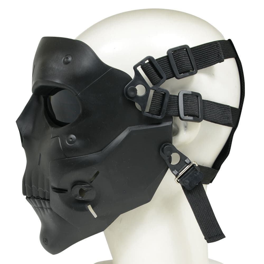 フルフェイスガード MECHANIC SKULL ヘルメット装着アダプター付 フルフェイスガード MECHANIC SKULL ヘルメット装着アダプター付