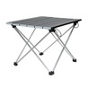 折り畳み式テーブル 天板ワンタッチ展開式 ロールテーブル キャンプ バーベキュー