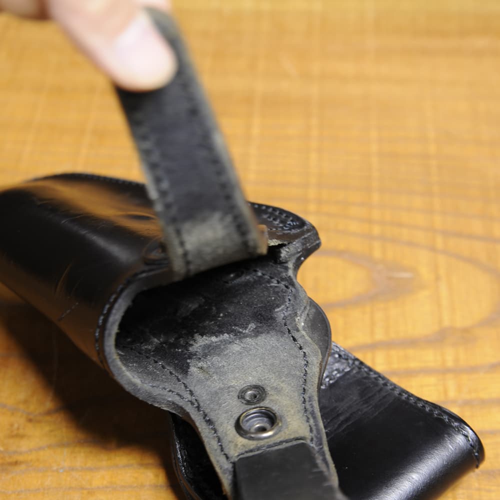 フランス警察 放出品 ピストルホルスター Wロック式 MAC50・PAMAS G1