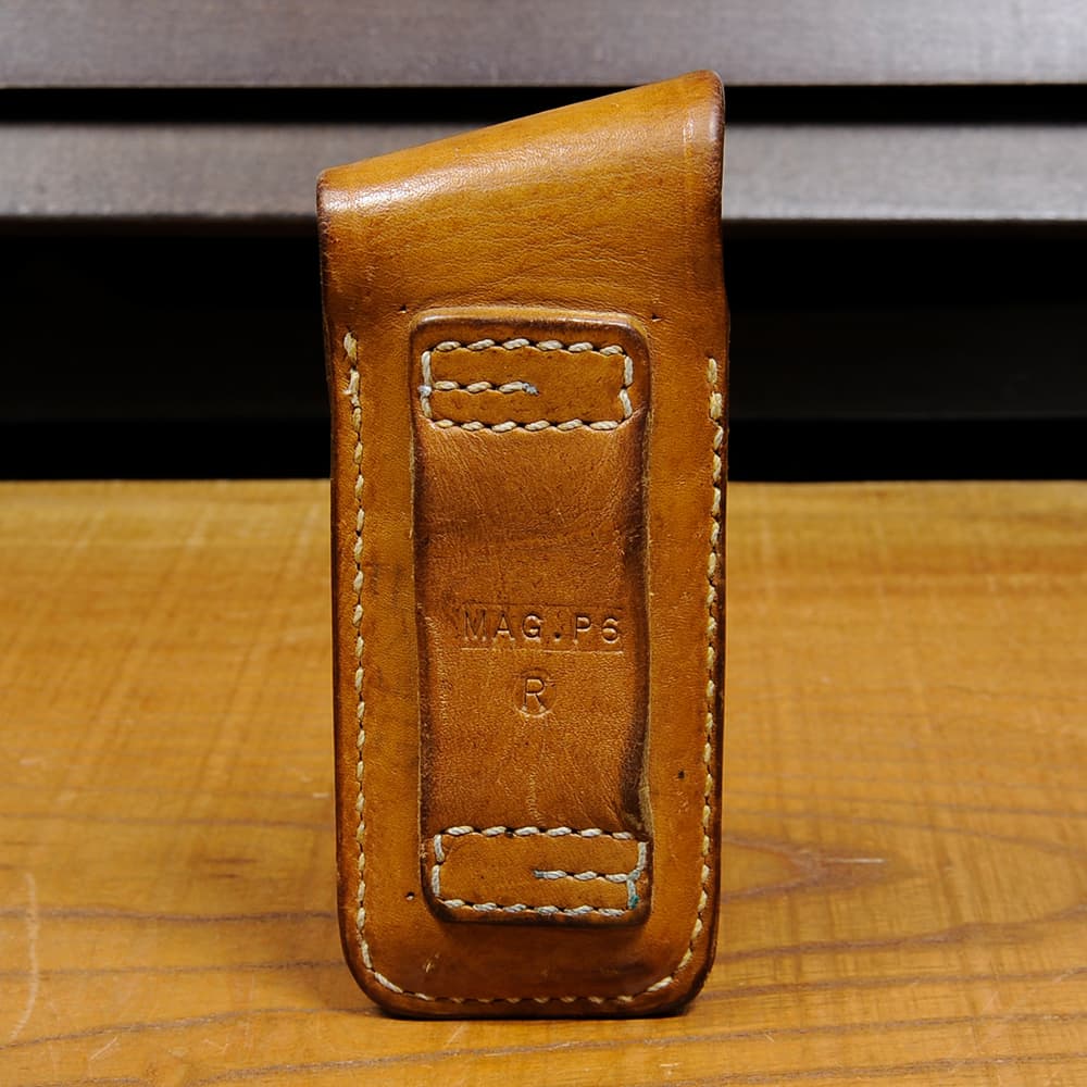 ドイツ警察 マガジンポーチ レザー製 SIGP6/P225適合 | ミリタリー