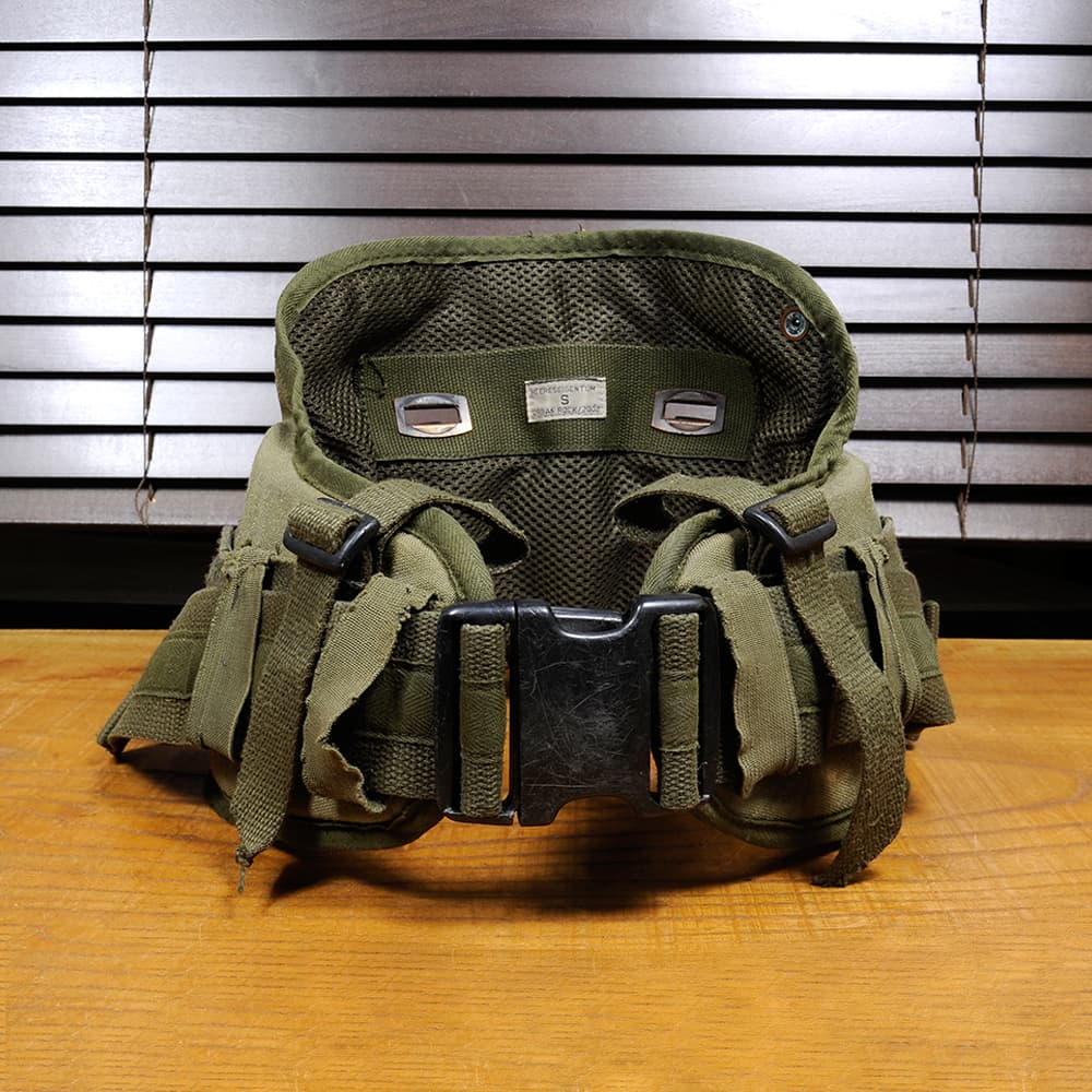オーストリア軍放出品 ウエストベルト KAZ03バックパック対応 ワイド