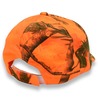 ハンティングキャップ 帽子 狩猟用 セーフティオレンジ リアルツリー迷彩