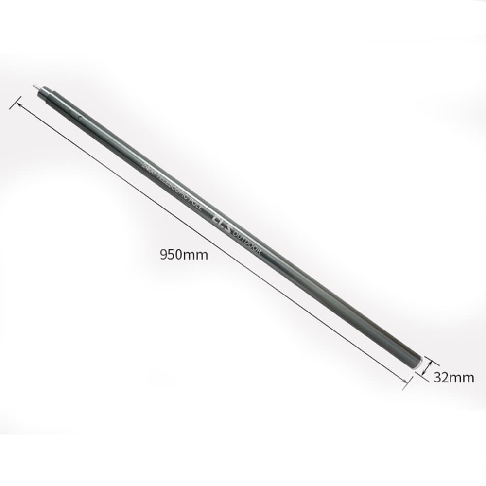 4本セット】ポール 高さ調節 5段階 直径32mm A6061アルミニウム