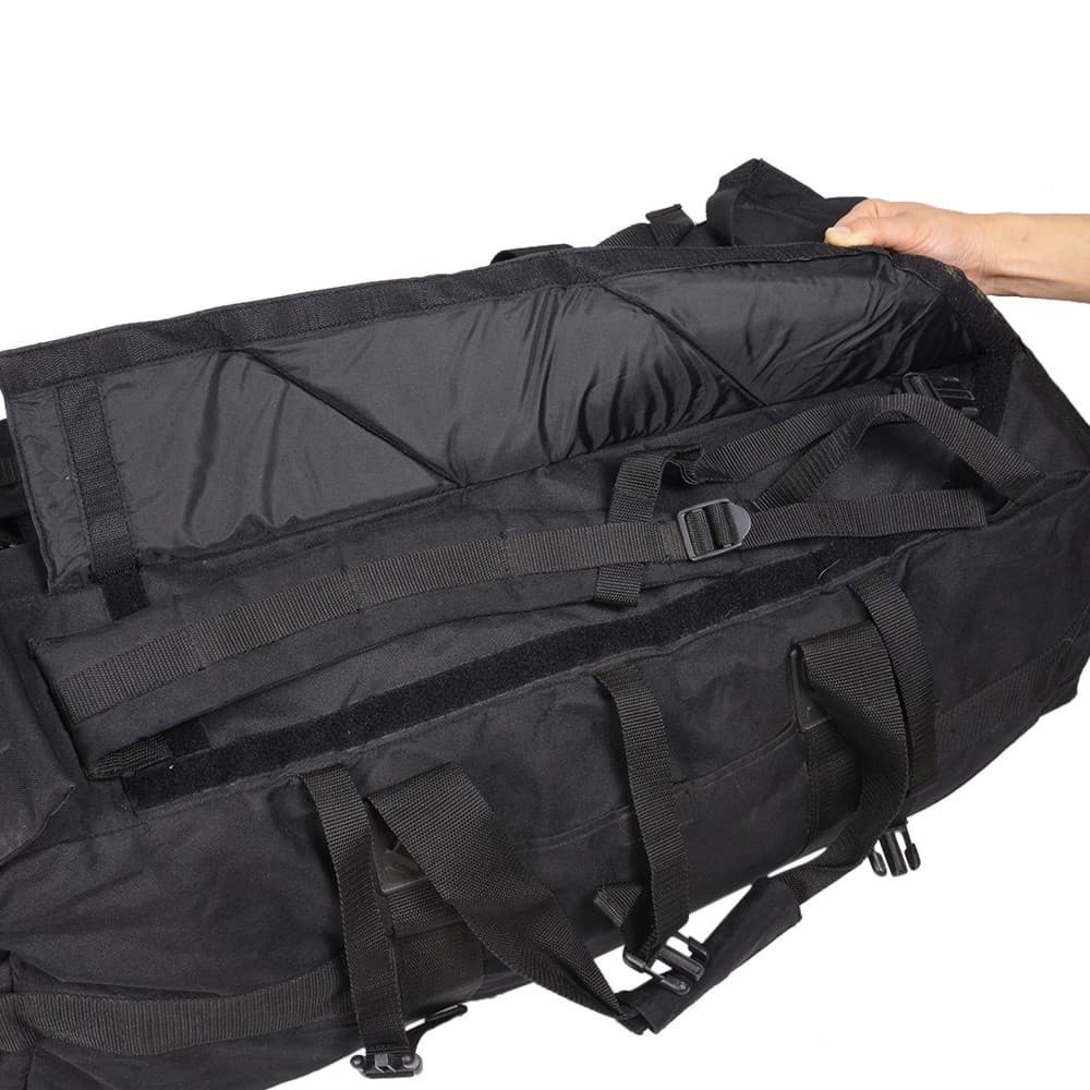 イギリス軍放出品 トラベルバッグ 大容量 70L ブラック | ミリタリー