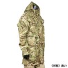 イギリス軍放出品 マウンテンパーカー 裏地メッシュあり 国旗パッチ付き MTPカモ 防風 防寒 スモック 小サイズ