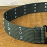 ベルギー軍放出品 ピストルベルト 布製 ドットボタン