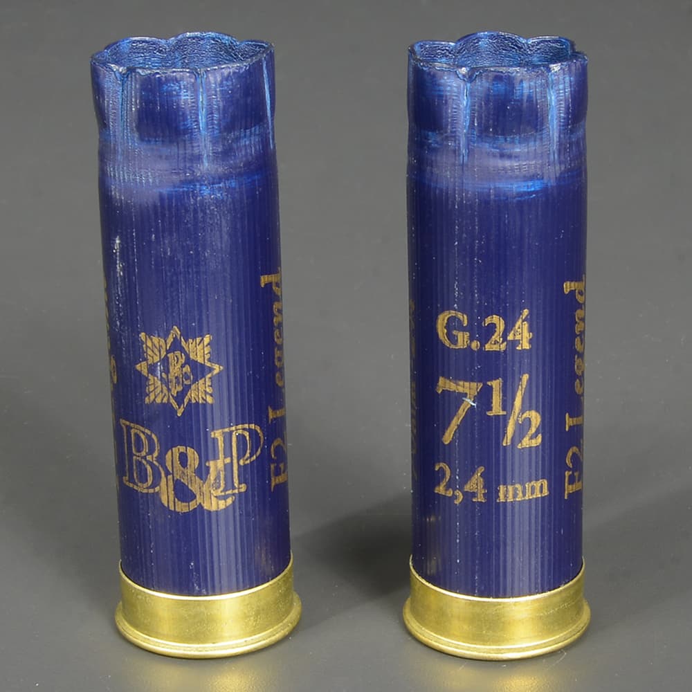 B&P 空薬莢 ショットシェル 12ga 7 1/2 15発セット 箱付き