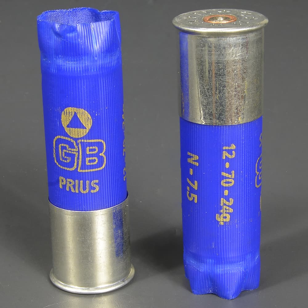 GB 空薬莢 PRIUS 24gr ショットシェル 12ゲージ シルバー | ミリタリー