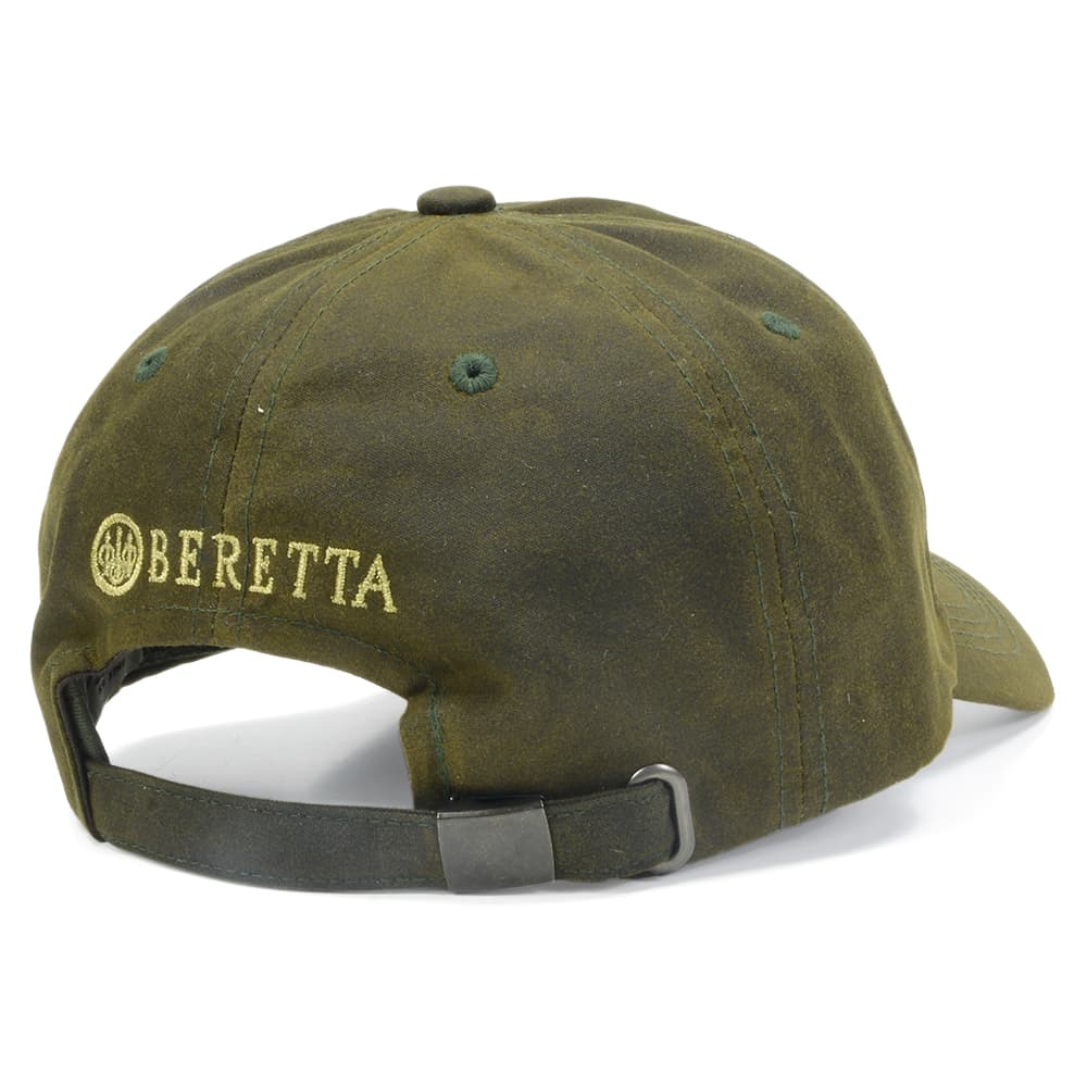 BERETTA キャップ WAXED COTTON HAT メーカーロゴ刺繍入り BC092025330