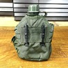 アメリカ軍放出品 水筒 1QTキャンティーン LC-2カバーセット TYPE2 アリスクリップ付き OD