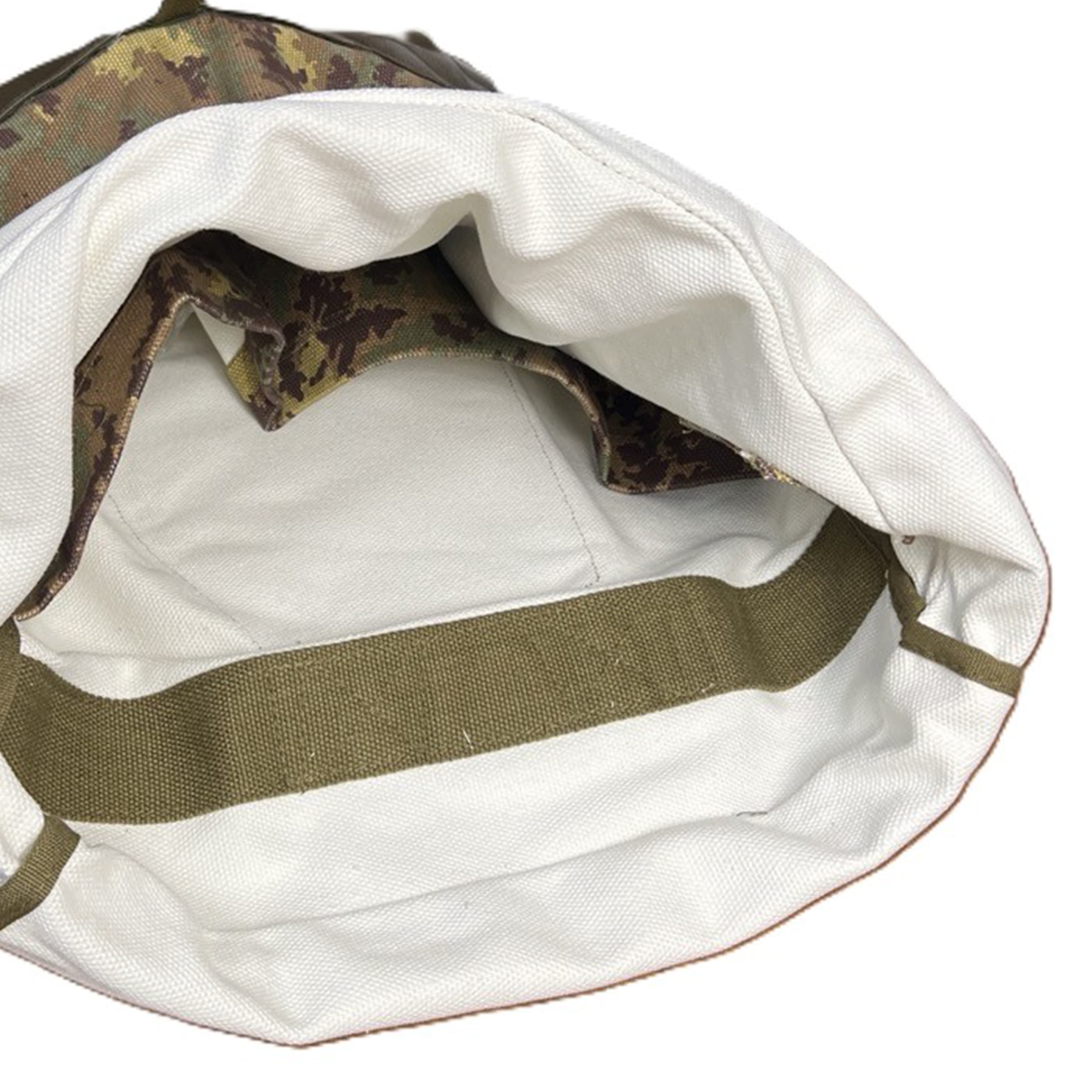 イタリア軍放出品 バックパック ベジタト迷彩 キャンバス製