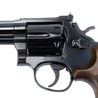 Marushin 発火式モデルガン S&W M586 4インチ 完成品 WディープブラックABS  木製グリップ 112408