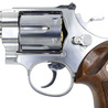 Marushin ガスガン M629 Classic シルバーABS ハーフチェッカー木製グリップ 8インチ 012529