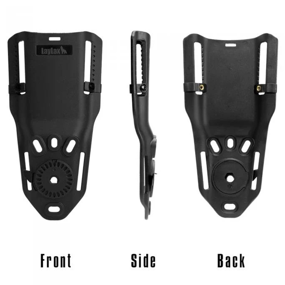 タクティカルベルト ブラック ホルスター付き(LayLax)