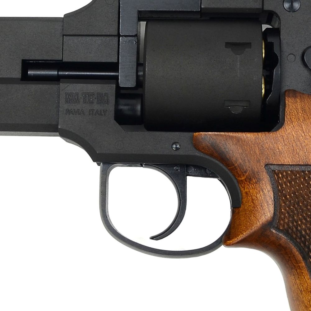 マルシン ガスガン MATEBA マテバ 4インチ ブラックHW 木製グリップ