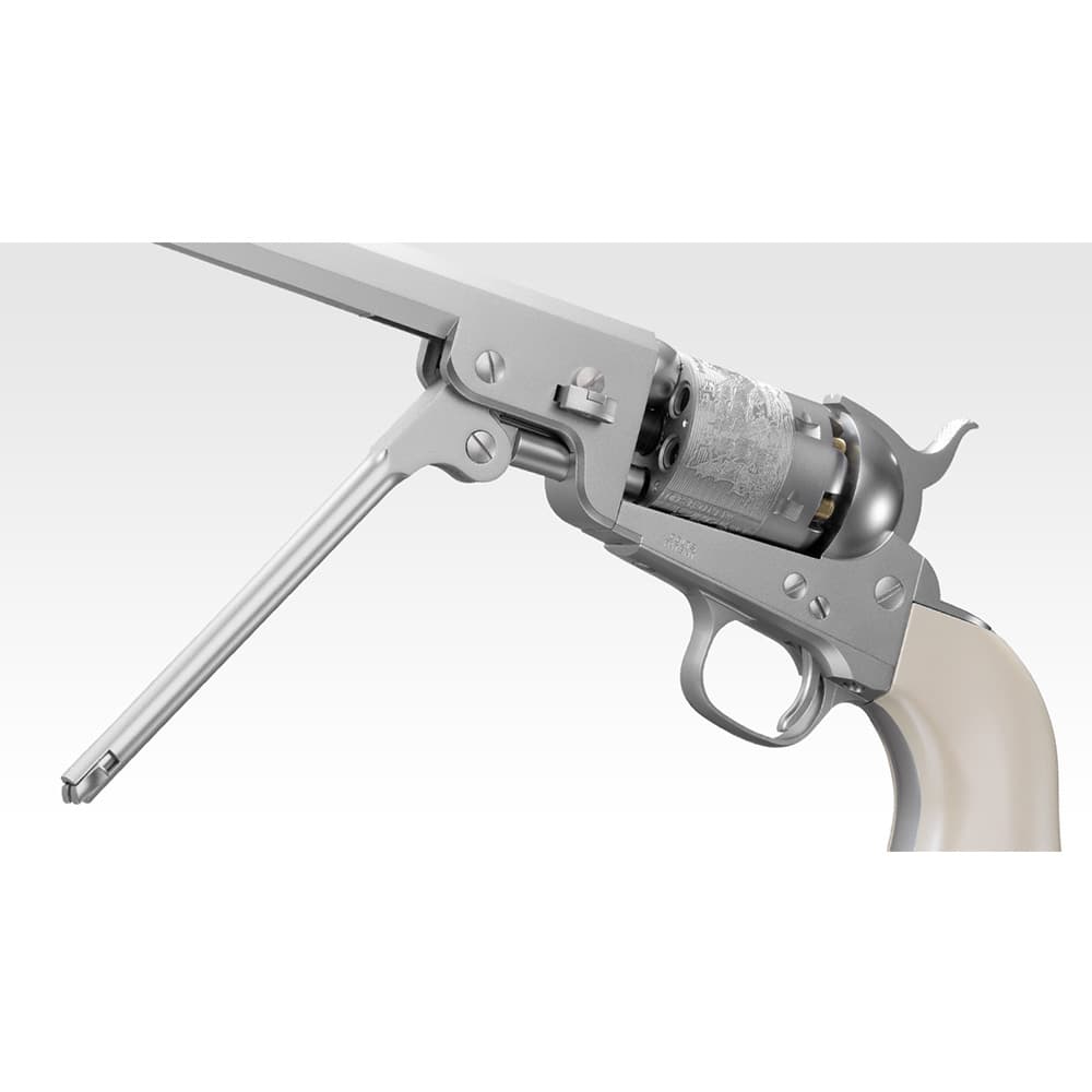 東京マルイ エアーリボルバー M1851 NAVY シルバーモデル 10才以上用