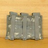 米軍放出品 ライフルマガジンポーチ MOLLE II M4/AR15 3本収納 ACU/UCP迷彩