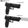 LayLax アウターバレル 東京マルイ P320 フルサイズ用 ノンリコイル 2WAYアウターバレル 14mm逆ネジ