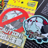 にとろん ミリタリーパッチ ゾンビシマエナガ Bang!Bienaシリーズ マジックテープオス