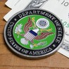 チャレンジコイン 米国務省 紋章 スカル 記念メダル