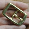 舟型美錠 バックル 真鍮製 ピン溝入り