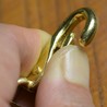 角ナスカン 真鍮製 クラフトパーツ 金具 30mm