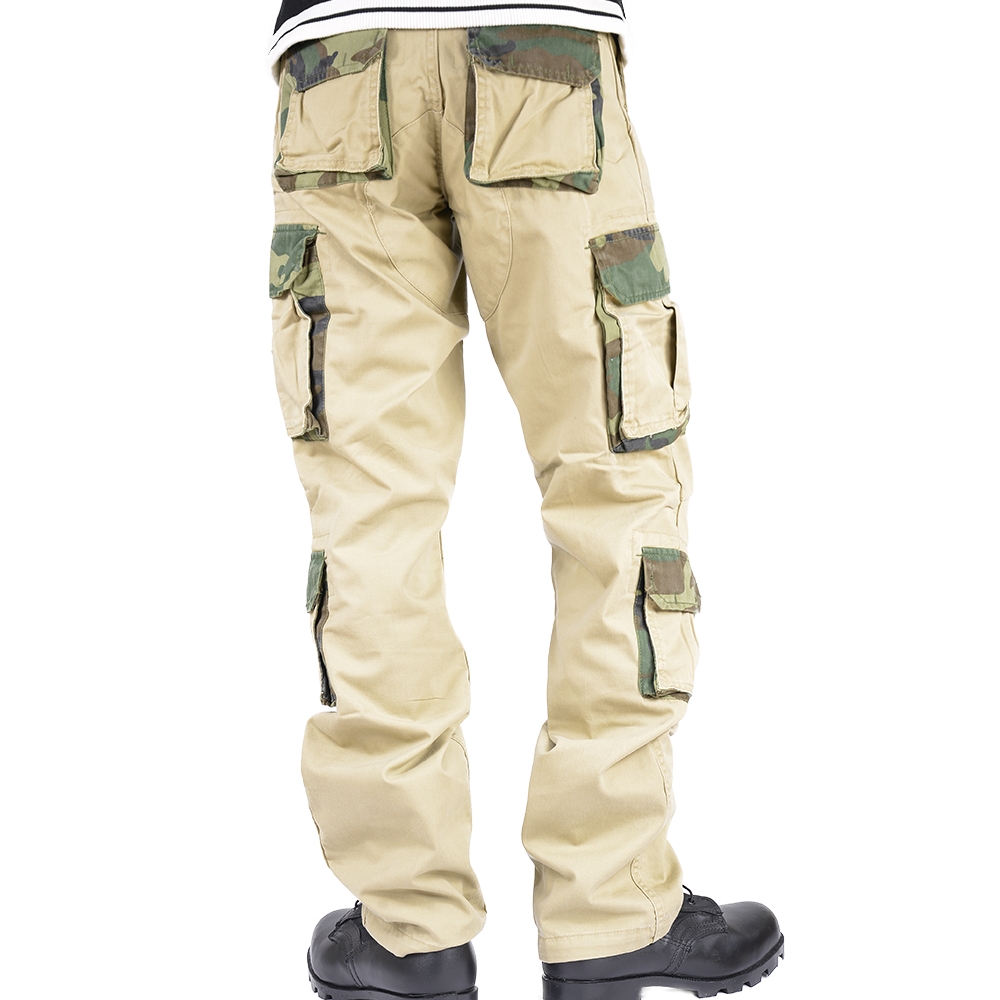 Rothco カーゴパンツ ビンテージ調 パラトルーパー 一部迷彩